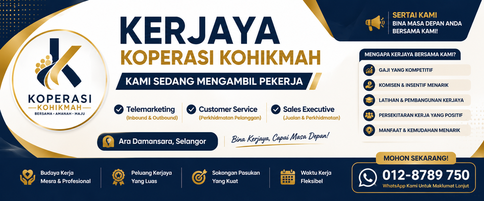 Kerjaya Koperasi KOHIKMAH